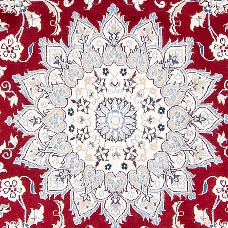 Nain Koberec 250x250cm - Perský koberec - tmavě červená