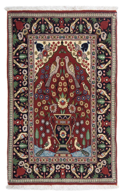 Qom Koberec 63x105cm - Perský koberec