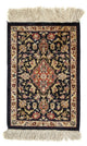 Qom hedvábí Koberec 28x41cm - Perský koberec