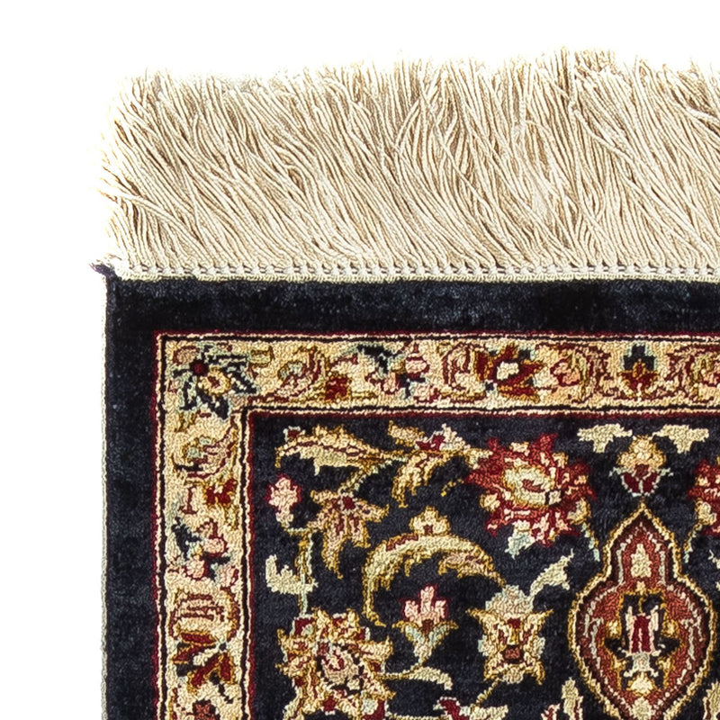 Qom hedvábí Koberec 28x41cm - Perský koberec