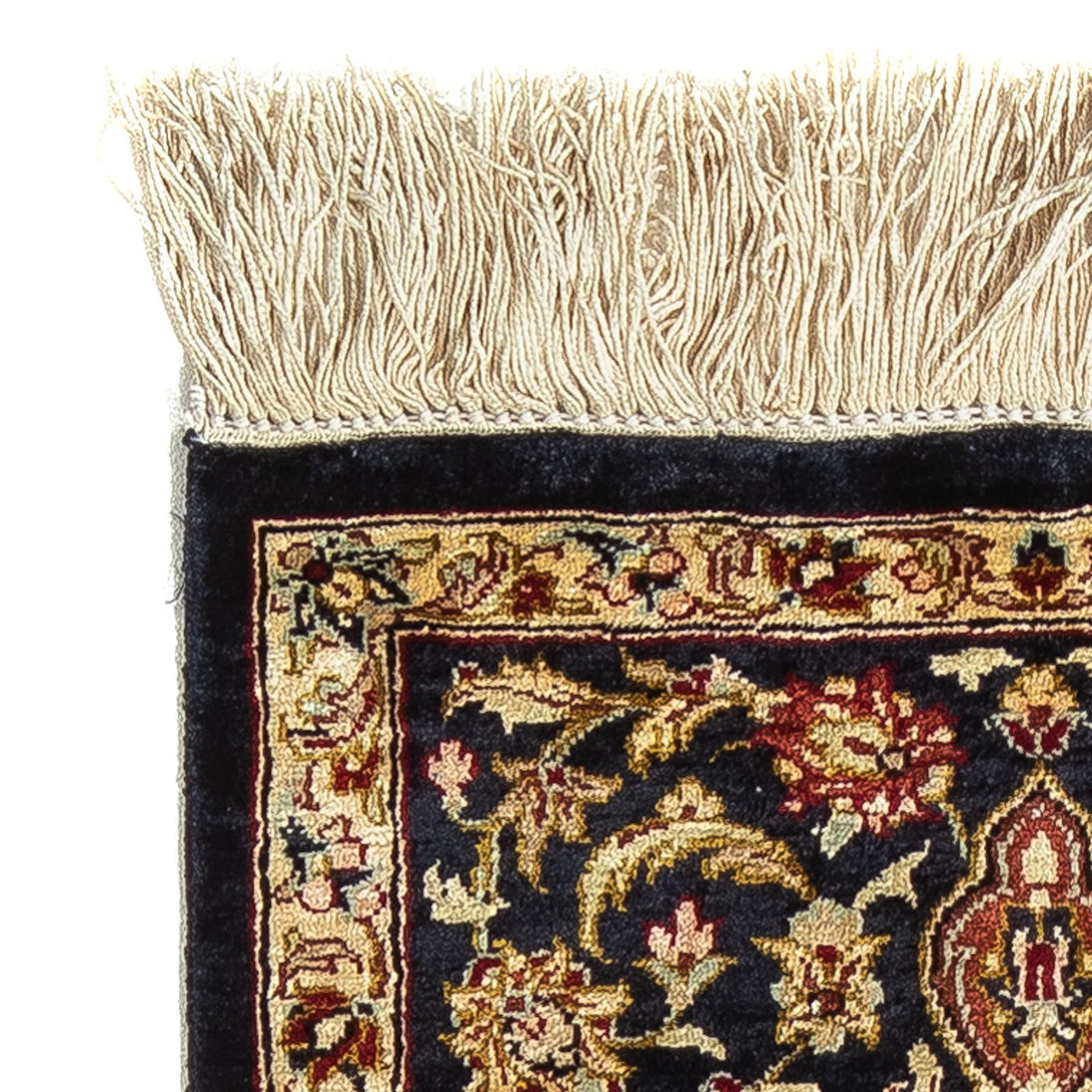 Qom hedvábí Koberec 41x28cm - Perský koberec