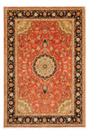 Tabriz - 50 Raj Koberec 203x295cm - Perský koberec - Obdélníkový / Rezavá / 203 x 295 cm Obdélníkový