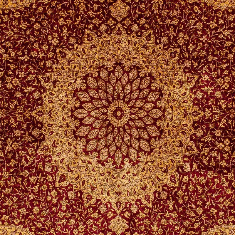Qom hedvábí Koberec 188x130cm - Perský koberec