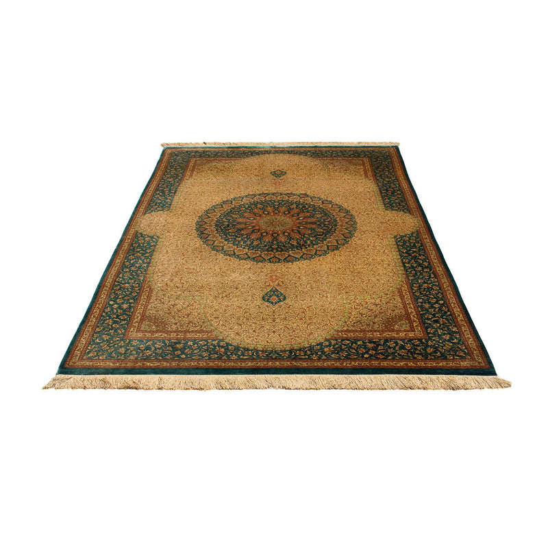 Qom hedvábí Koberec 130x188cm - Perský koberec