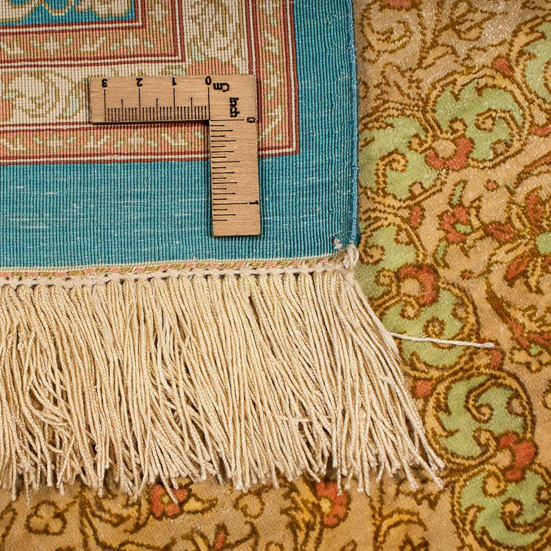 Qom hedvábí Koberec 130x188cm - Perský koberec