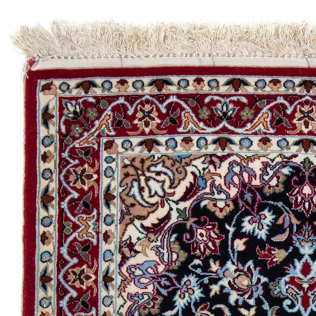 Isfahan Koberec 72x104cm - Perský koberec - tmavě červená