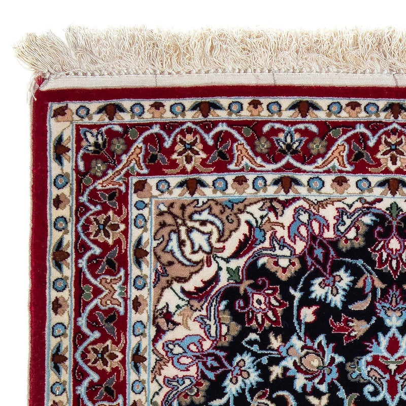 Isfahan Koberec 72x104cm - Perský koberec - tmavě červená