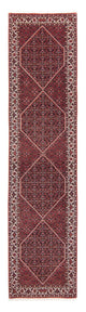Bidjar Koberec 83x350cm - Perský koberec - tmavě červená