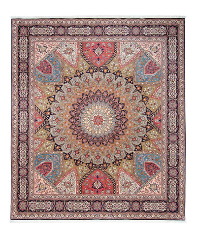 Tabriz - 50 Raj Koberec 257x307cm - Perský koberec