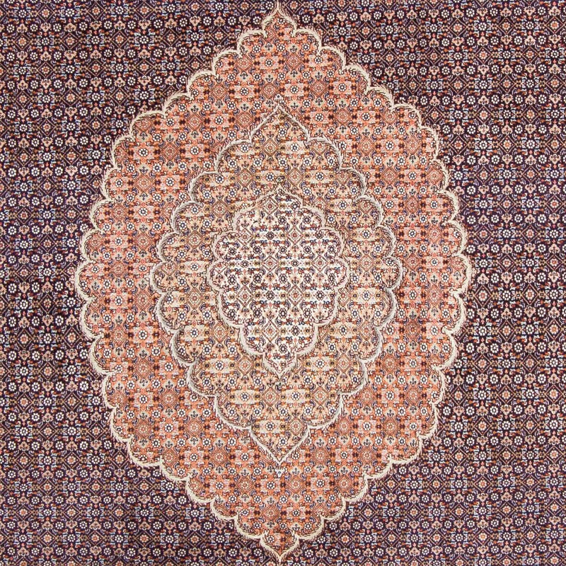 Tabriz Koberec 205x296cm - Perský koberec - tmavě modrá