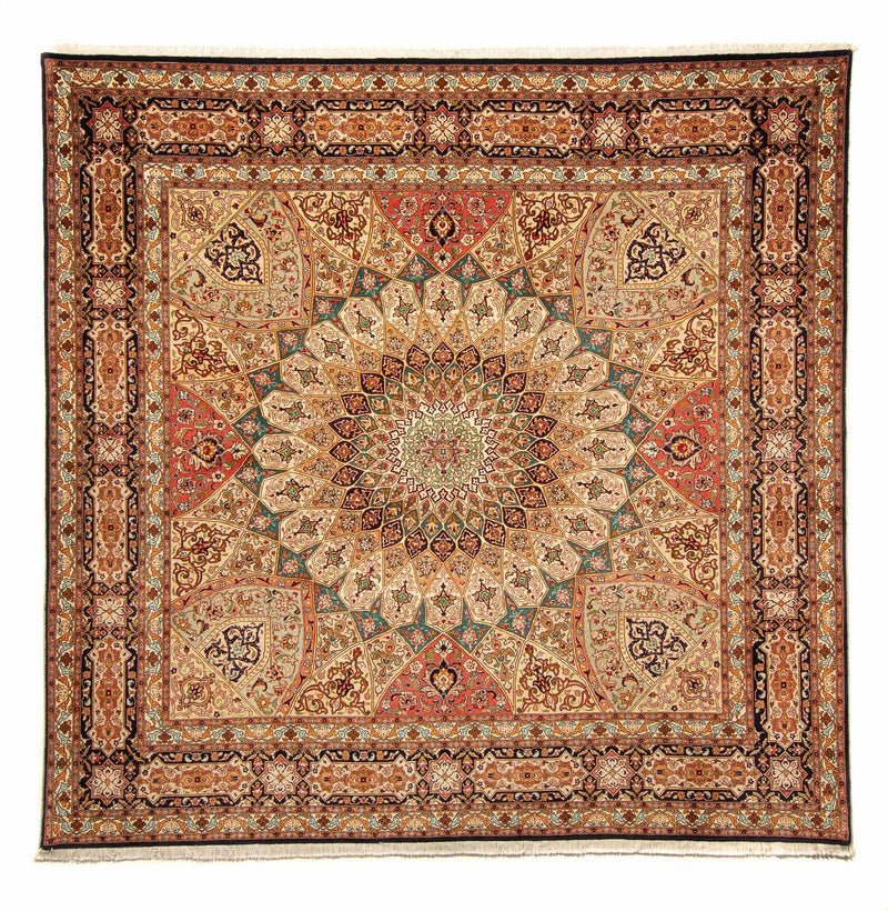 Tabriz - 50 Raj Koberec 252x253cm - Perský koberec