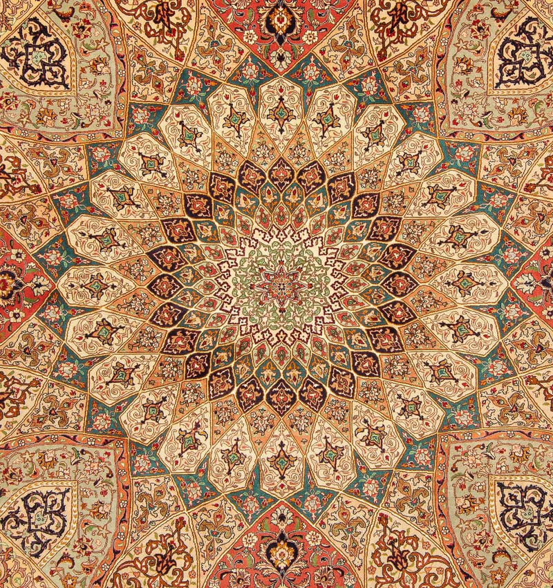 Tabriz - 50 Raj Koberec 252x253cm - Perský koberec