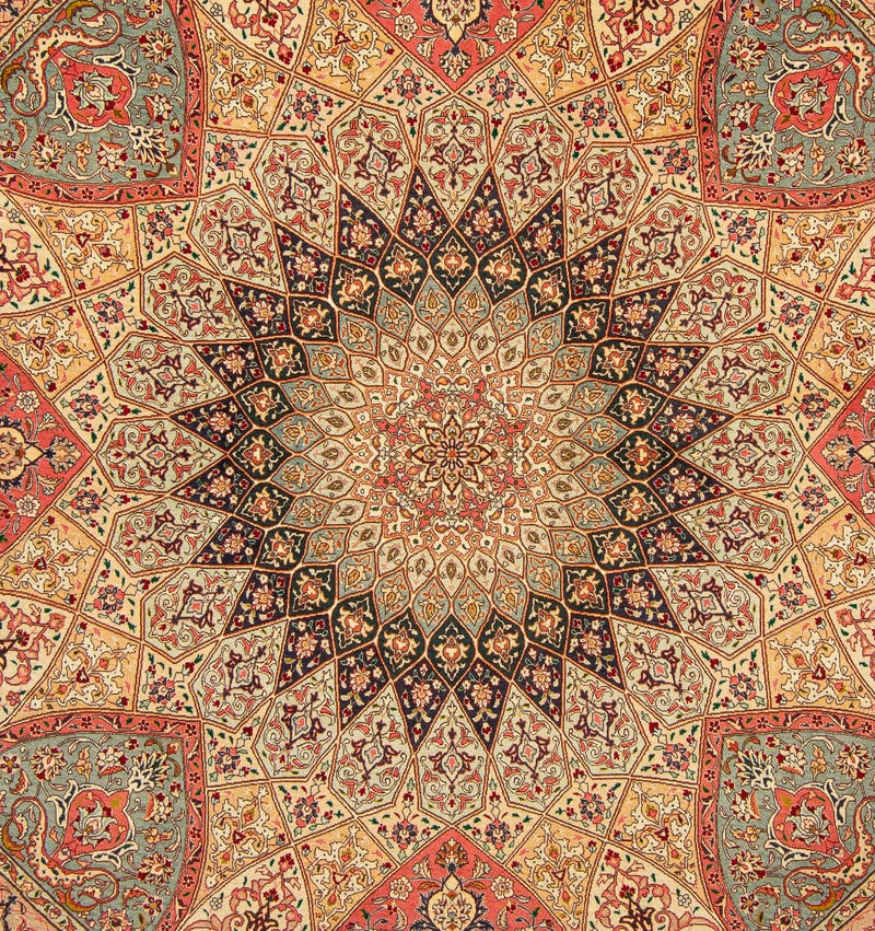 Tabriz - 50 Raj Koberec 250x253cm - Perský koberec