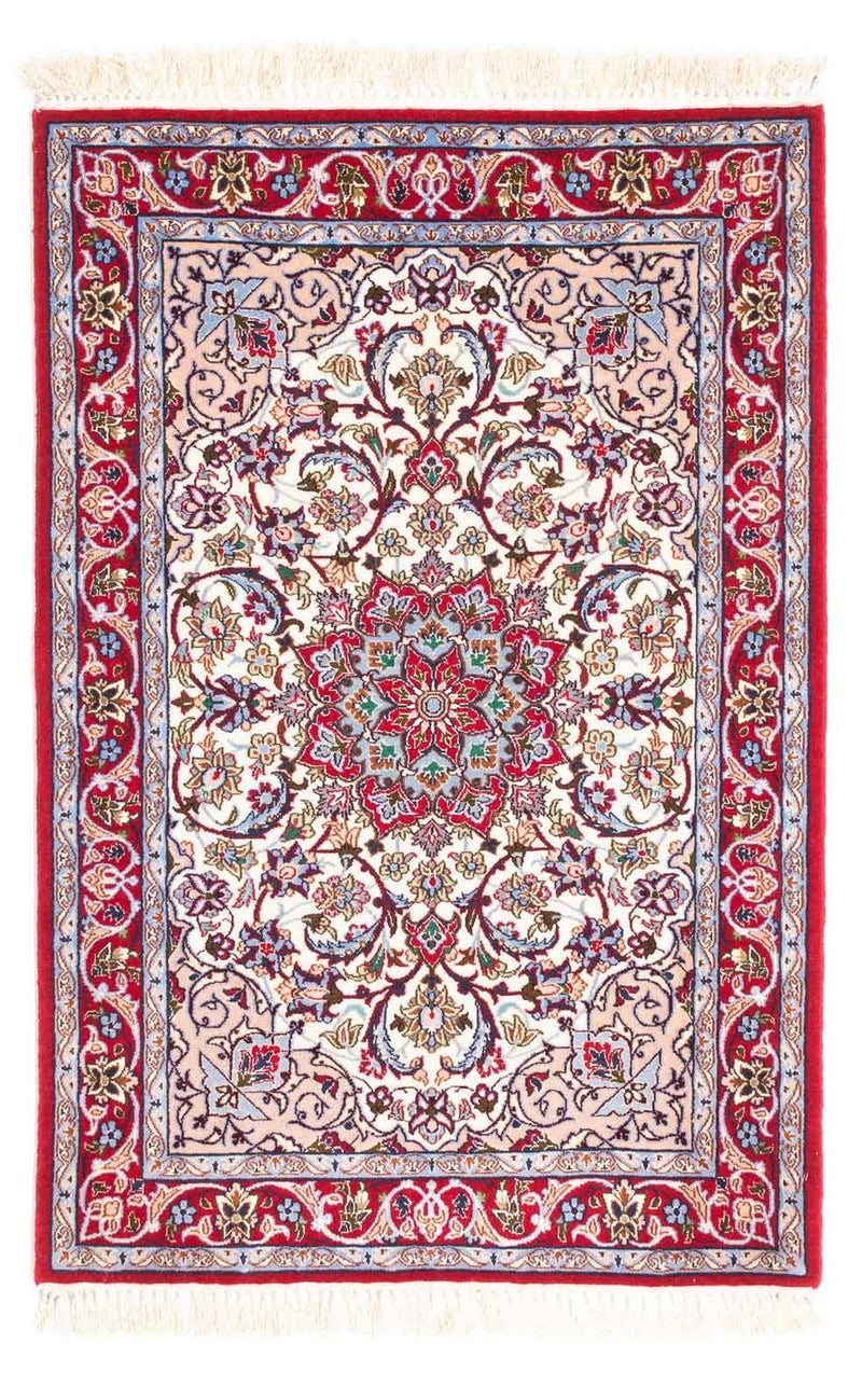 Isfahan Koberec 70x105cm - Perský koberec - béžová