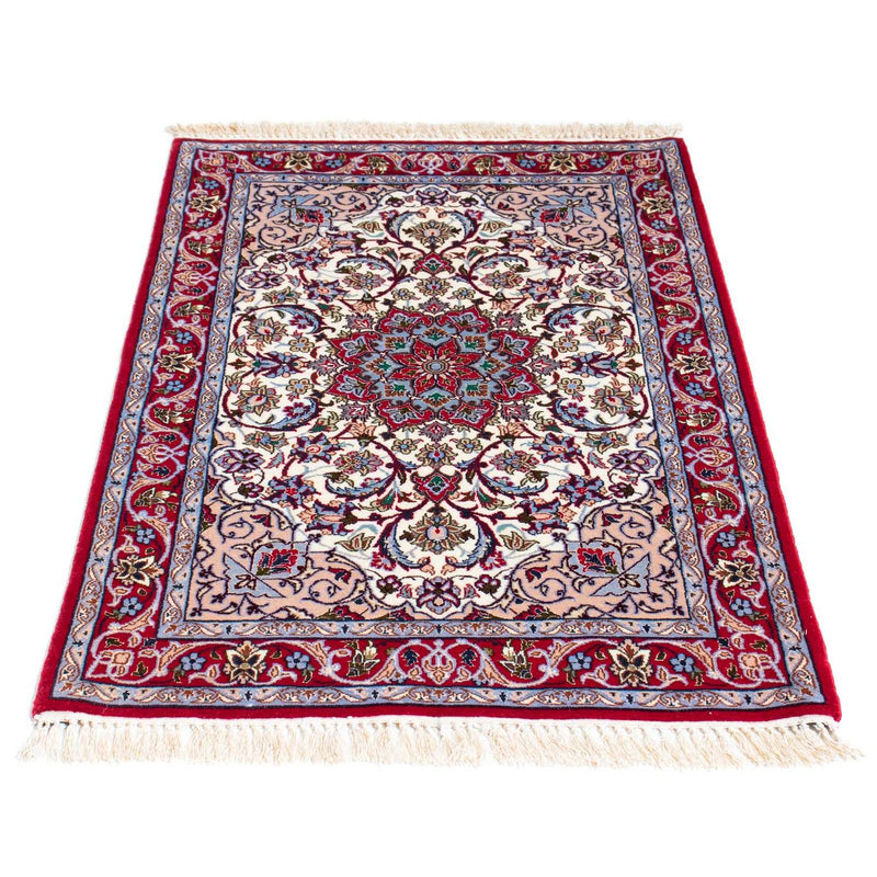 Isfahan Koberec 70x105cm - Perský koberec - béžová
