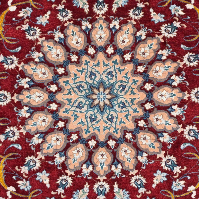 Isfahan Koberec 84x119cm - Perský koberec - tmavě červená