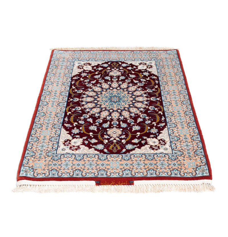 Isfahan Koberec 84x119cm - Perský koberec - tmavě červená