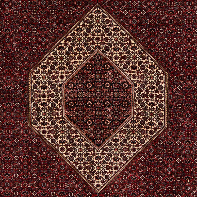 Bidjar Koberec 204x257cm - Perský koberec - tmavě červená