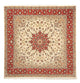 Tabriz - 50 Raj Koberec 208x209cm - Perský koberec
