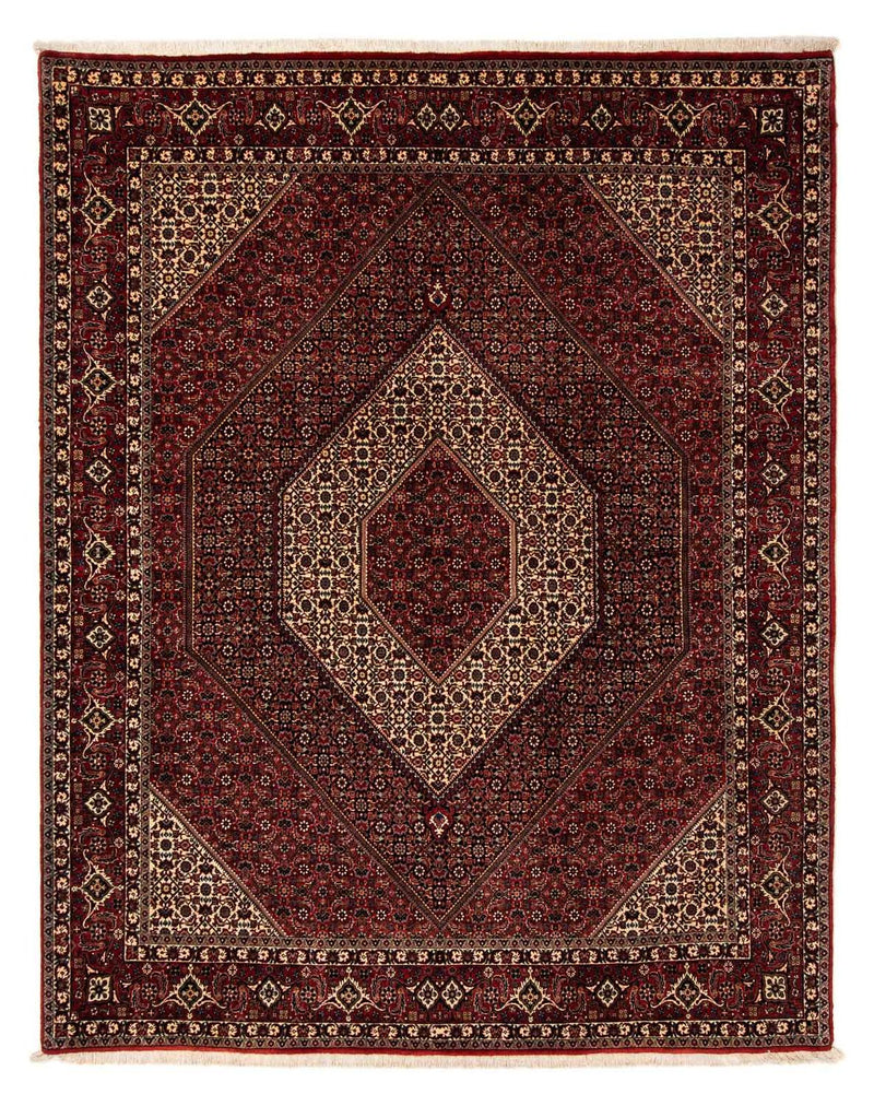 Bidjar Koberec 205x255cm - Perský koberec - tmavě červená