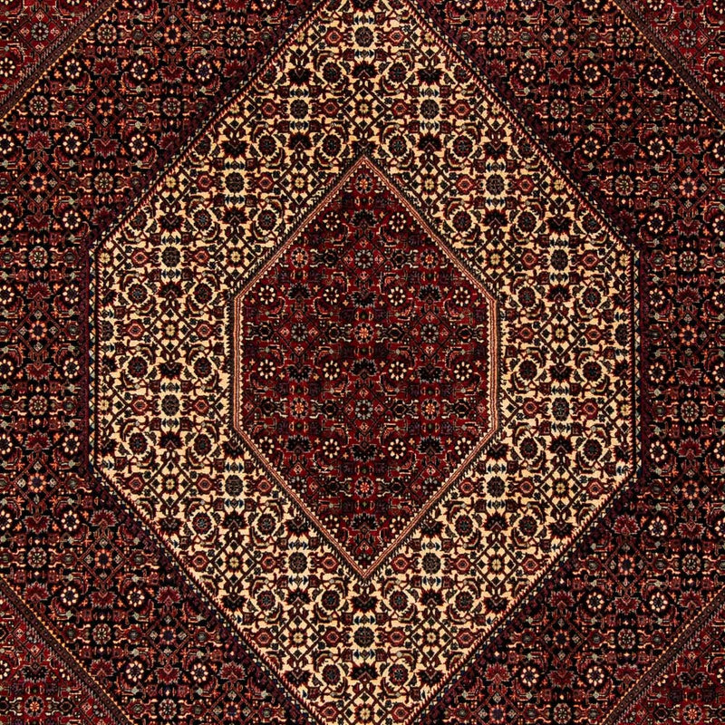 Bidjar Koberec 205x255cm - Perský koberec - tmavě červená