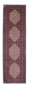Bidjar Koberec 83x289cm - Perský koberec - Běhoun / Tmavě modrá / 83 x 289 cm Běhoun