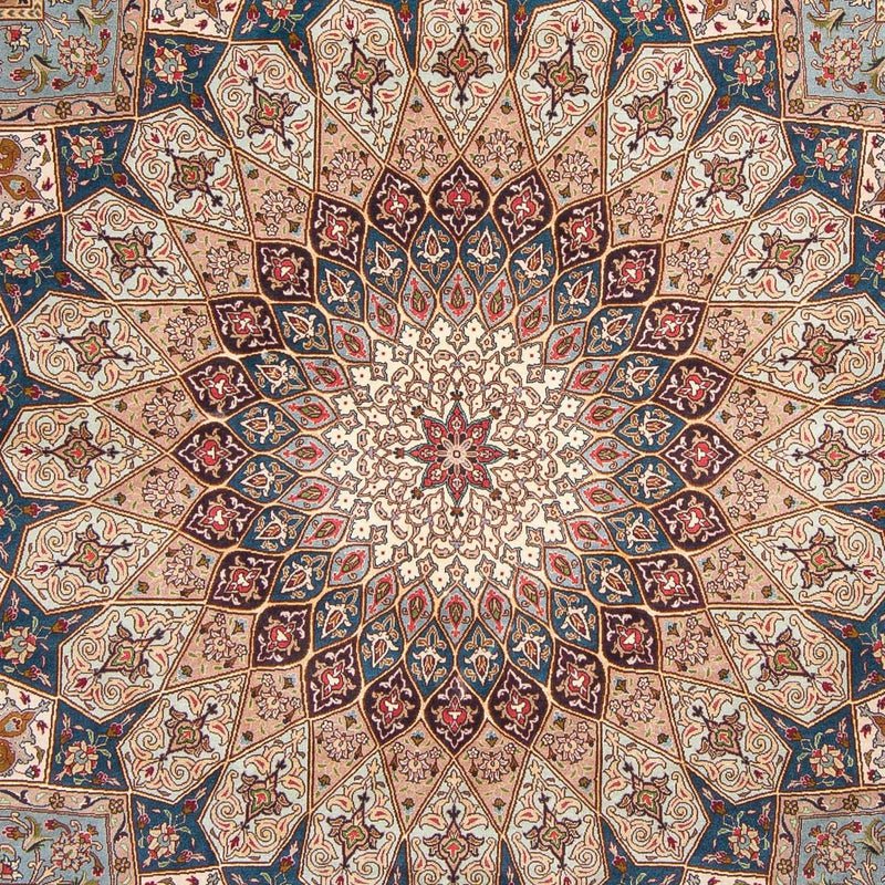 Tabriz - 50 Raj Koberec 251x253cm - Perský koberec
