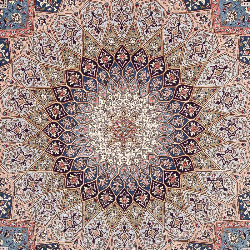 Tabriz - 50 Raj Koberec 255x257cm - Perský koberec