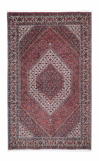 Bidjar Koberec 131x214cm - Perský koberec - světle červená