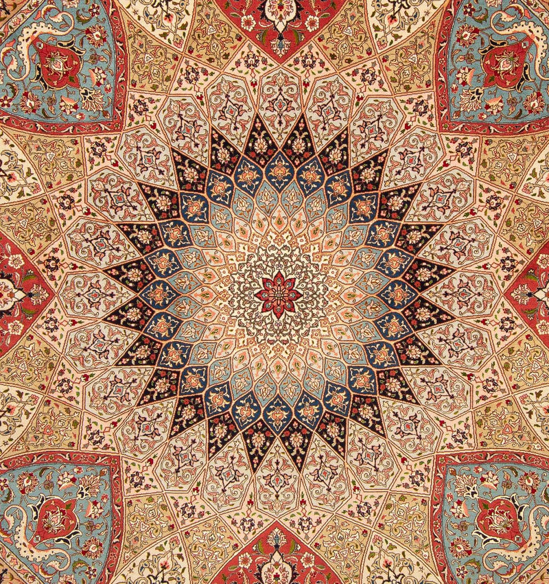 Tabriz - 50 Raj Koberec 250x254cm - Perský koberec