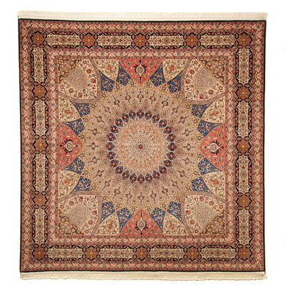 Tabriz - 50 Raj Koberec 253x256cm - Perský koberec