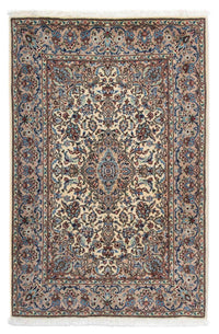 Kashan Koberec 98x147cm - Perský koberec - béžová – product image