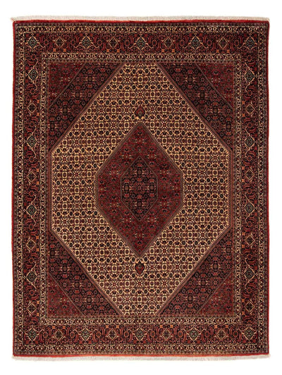 Bidjar Koberec 200x250cm - Perský koberec - tmavě červená