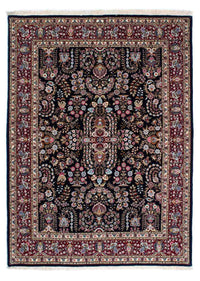 Qom Koberec 141x193cm - Perský koberec - tmavě modrá – product image