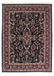 Qom Koberec 141x193cm - Perský koberec - tmavě modrá
