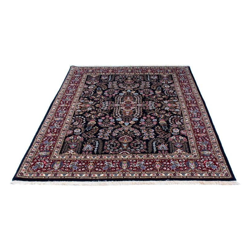 Qom Koberec 141x193cm - Perský koberec - tmavě modrá