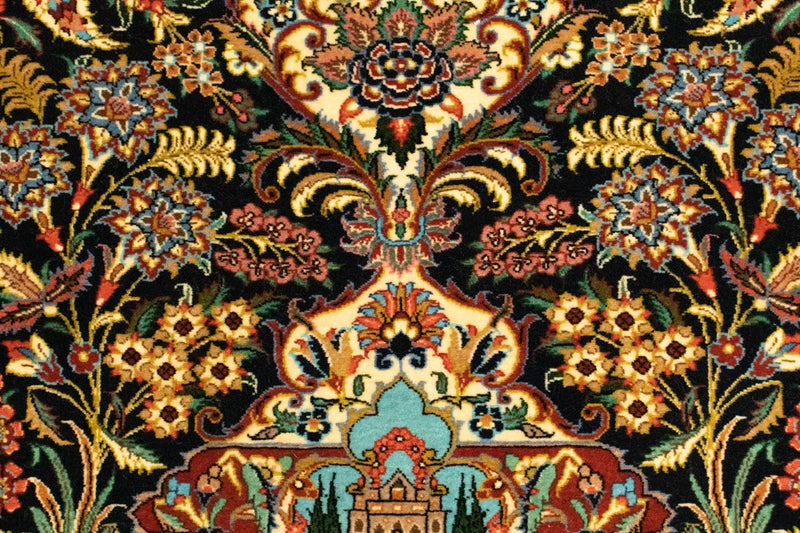 Qom Koberec 153x102cm - Perský koberec