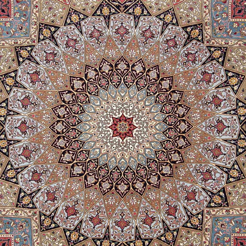 Tabriz - 50 Raj Koberec 253x297cm - Perský koberec