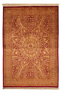 Qom hedvábí Koberec 132x216cm - Perský koberec – product image