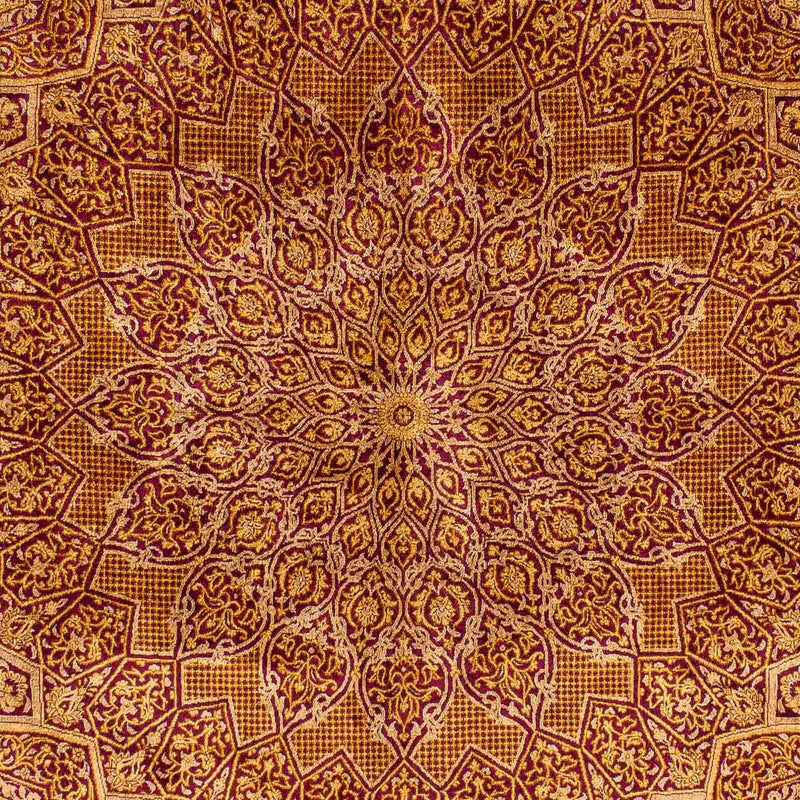 Qom hedvábí Koberec 132x216cm - Perský koberec