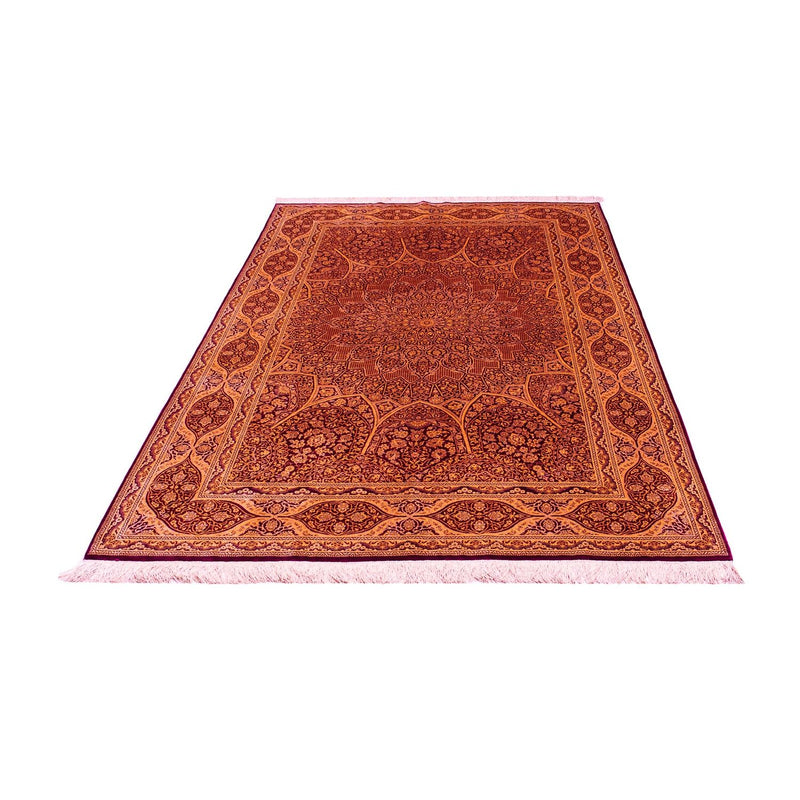 Qom hedvábí Koberec 132x216cm - Perský koberec