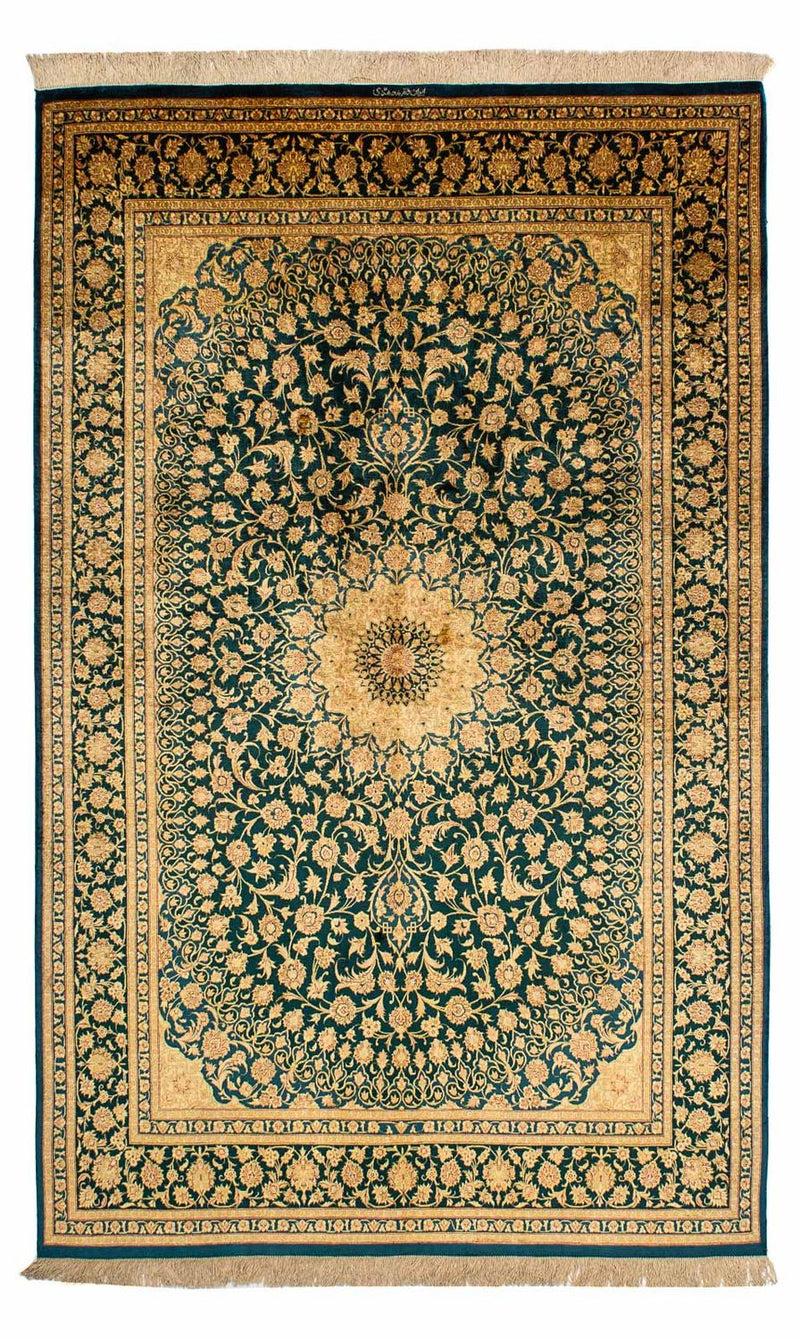 Qom hedvábí Koberec 132x216cm - Perský koberec