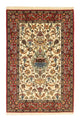 Isfahan Koberec 110x168cm - Perský koberec - béžová
