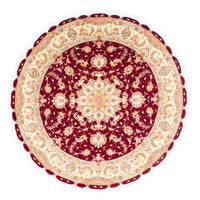 Tabriz - 50 Raj Koberec 150x150cm - Perský koberec - tmavě červená – product image