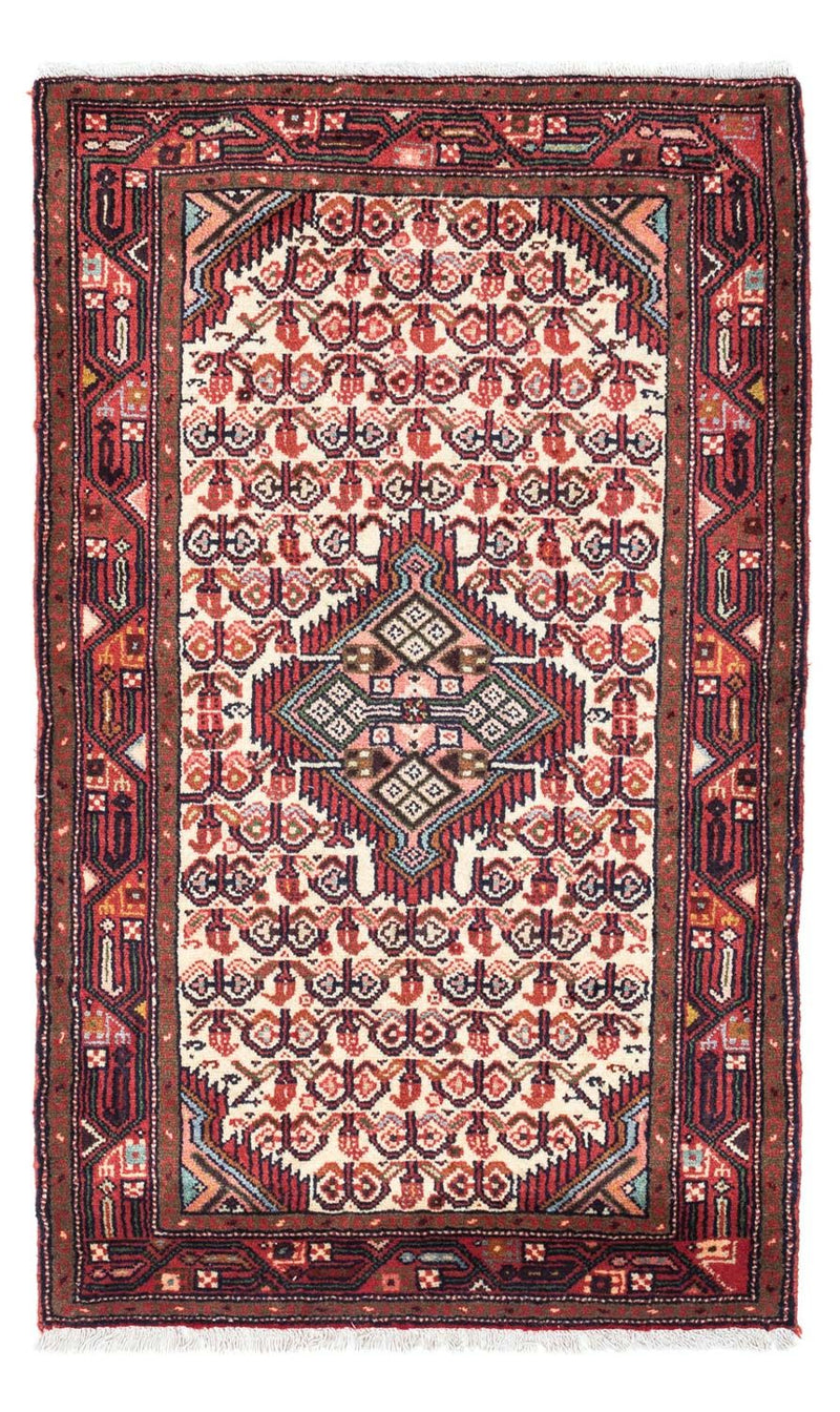 Hosseinabad Koberec 82x136cm - Perský koberec - tmavě červená