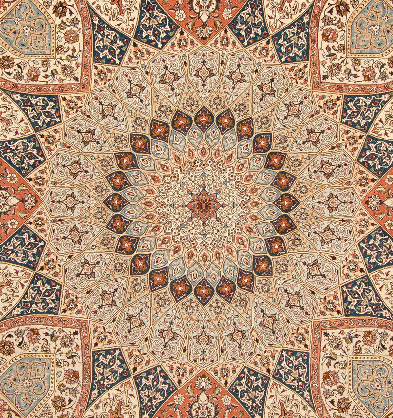 Tabriz - 50 Raj Koberec 253x264cm - Perský koberec