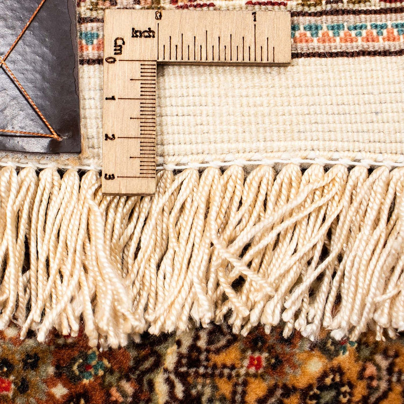 Perský koberec - Tabríz - 403 x 302 cm - světle hnědá