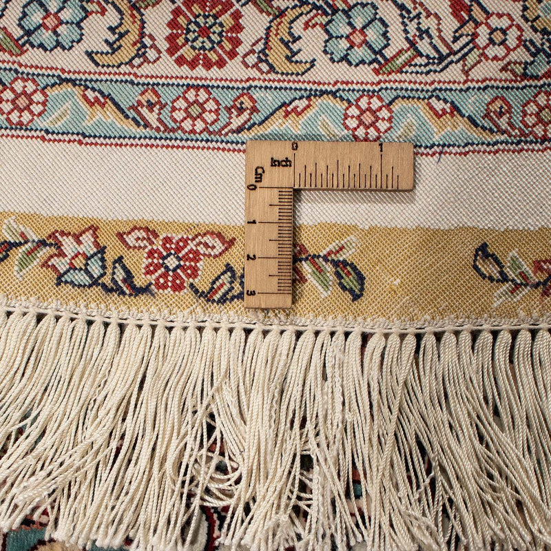 Orientální koberec - Hereke kulatý  - 215 x 215 cm - světle hnědá