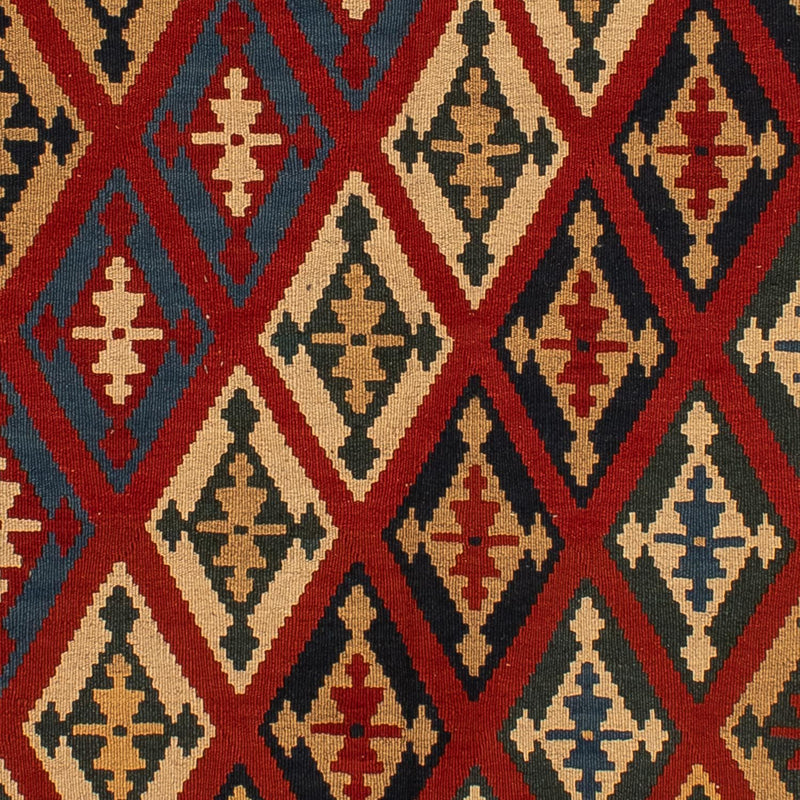 Kilim Fars Koberec 154x209cm - tmavě červená