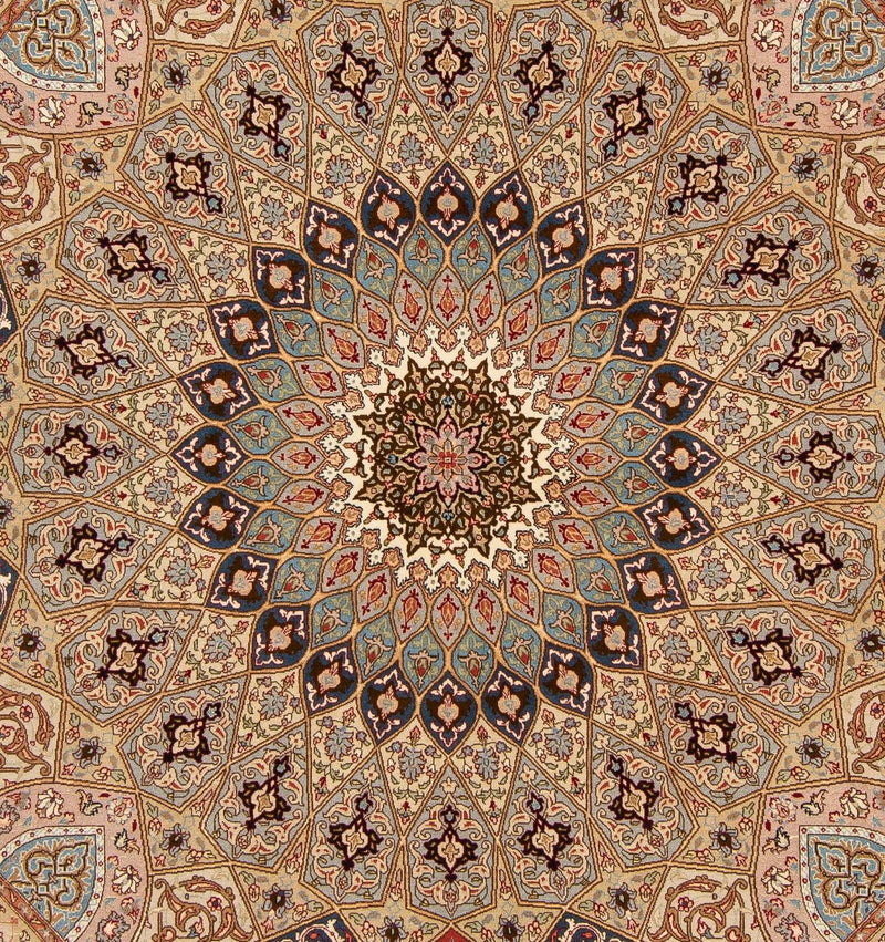 Tabriz - 50 Raj Koberec 204x206cm - Perský koberec